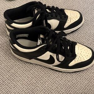 Nike Black and Cream Athletic Shoes